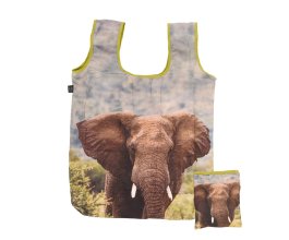 Skládací nákupní taška - slon