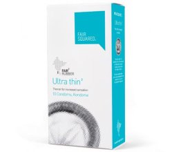 Kondom ultrathin FAIR SQUARED 10 ks