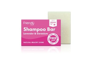 Friendly Soap přírodní mýdlo na vlasy levandule a pelargónie