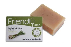 Friendly Soap přírodní mýdlo citronová tráva a konopí 