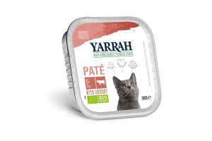 Paté hovězí s čekankou 100g - Pro kočky Yarrah BIO